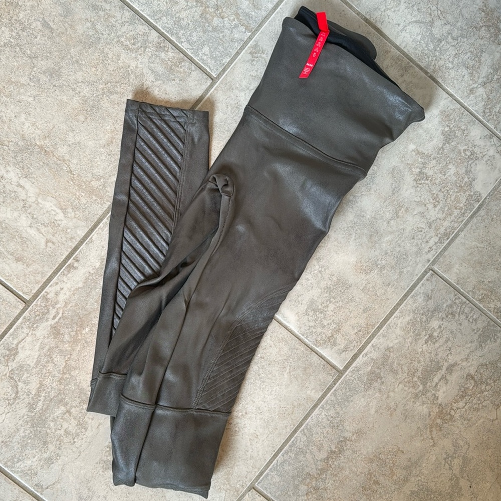 Spanx moto leggings